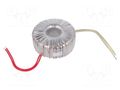 Transformer: toroidal; 200VA; 230VAC; 12V; 16.67A; Leads: cables INDEL TST200W/12V