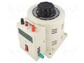 Variable autotransformer; 230VAC; Uout: 0÷260V; 6.5A; screw type BREVE TUFVASSONS KIEA8