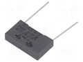 Capacitor: polypropylene; X2; R47 X2; 47nF; 26.5x6x15mm; THT; ±10% KEMET R474N24705001K