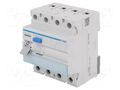 RCD breaker; Inom: 40A; Ires: 30mA; Max surge current: 250A; IP20 HAGER CDA440J