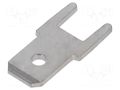 Terminal: flat; 4.8mm; 0.8mm; THT; bronze; tinned; straight VOGT 382508.28