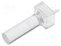 Fiber for LED; Ø3mm; L: 12.7mm; round; Front: flat BIVAR VLP-500-F