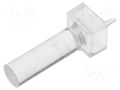 Fiber for LED; Ø3mm; L: 12.7mm; round; Front: flat BIVAR VLP-500-F