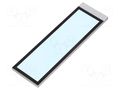 Backlight; LED; Dim: 75x22.86x2.5mm; white; 64.49x17.51mm DISPLAY ELEKTRONIK DELP-508-W
