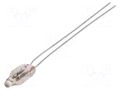 Filament lamp: neon; orange; 90VDC; 65VAC; 0.5mA; Ø: 4mm; L: 10mm BRIGHTMASTER NEON-3
