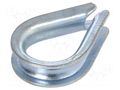 Thimble for rope; LIFELINE4 BERNSTEIN AG GM-KAUSZA-8MM