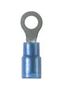 TERMINAL, RING TONGUE, 3/8", 14AWG, BLUE PN14-38R-M