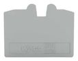 END AND INTERMEDIATE PLATE, GRAY, RAIL 2050-1291.