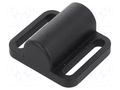 Locator; for spring latches; W: 46mm; zinc alloy; Øhole: 8mm ELESA+GANTER GN416.1-8-46