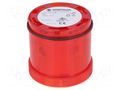 Module: light signaller; red; LED; 230VAC; IP65; Ø70x65mm; -20÷50°C WERMA WER-64411068