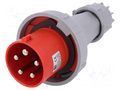 Connector: AC supply 3-phase; plug; male; 63A; 400VAC; IEC 60309 PAWBOL PB.1050