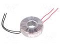 Transformer: toroidal; 80VA; 230VAC; 24V; 3.33A; Leads: cables; IP00 INDEL TST80W/24V