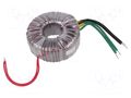 Transformer: toroidal; 200VA; 230VAC; 14V; 14V; 7.14A; 7.14A; H: 50mm INDEL TST200W/2X14V