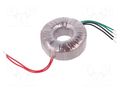 Transformer: toroidal; 160VA; 230VAC; 19V; 19V; 4.21A; 4.21A; H: 45mm INDEL TST150W/2X19V