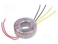 Transformer: toroidal; 160VA; 230VAC; 12V; 24V; 6.66A; 3.33A; H: 40mm INDEL TST150W/12V-24V