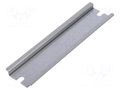 DIN rail; steel; zinc; L: 140mm; W: 35mm; TS35 FIBOX ARH16