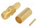 Connector: SMA; plug; female; straight; 50Ω; RG142,RG223,RG400 TELEGÄRTNER J01151A0611