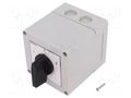 Switch: reversing cam switch; Stabl.pos: 3; 16A; 1-0-2; in housing LOVATO ELECTRIC GX1611P