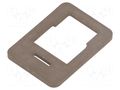 Flat gasket; IP65; EPDM; GM/GMN HIRSCHMANN GM207-7EPDM