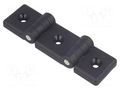 Hinge; Width: 104mm; technopolymer PA; black; H: 36mm; for profiles ELESA+GANTER CFI45-30/30SH-6