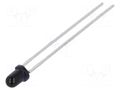 IR transmitter; 3mm; 860nm; black; 90mW; 20°; 1.7÷2VDC; THT; 100mA ams OSRAM SFH4356