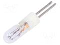 Filament lamp: miniature; BI-PIN; 12VDC; 60mA; Bulb: T1; Ø: 3.3mm BRIGHTMASTER L12-12/60