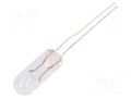 Filament lamp: miniature; 6VDC; 40mA; Bulb: T1 1/4; Ø: 4.2mm GOOBAY L3201