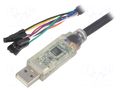 Module: cable integrated; UART,USB; 1.8m; 3.3VDC FTDI C232HD-DDHSP-0