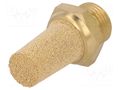 Sound suppression silencer; max.10bar; Thread: BSP 3/8"; outside NORGREN HERION T40C3800