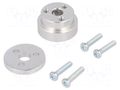 Bracket wheel; Kit: adapter,mounting screws; Shaft: D spring POLOLU POLOLU-2674