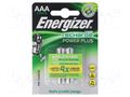 Re-battery: Ni-MH; AAA,R3; 1.2V; 700mAh; blister; 2pcs. ENERGIZER ACCU-R3/700-EG-B2