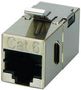 CATE 6 COUPLER, RJ45 JACK 8 POSITION TO RJ45 JACK 8 POSITION MC8533-6101