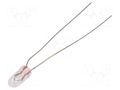 Filament lamp: miniature; 5VDC; 115mA; Bulb: T1; Ø: 3.15mm; L: 6.35mm BRIGHTMASTER L16-5/115