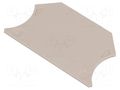 End plate; beige WEIDMÜLLER WAP2.5-10/BE