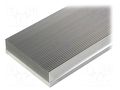 Heatsink: extruded; grilled; natural; L: 1000mm; W: 120mm; H: 34mm FISCHER ELEKTRONIK SK625/1000/AL