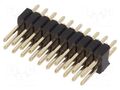 Connector: pin strips; pin header; male; PIN: 20; straight; THT CONNFLY ZL320-2X10P