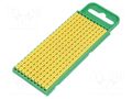 Markers; Marking: +; 0.8÷2.2mm; polyamide; yellow; -40÷85°C; WIC HELLERMANNTYTON WIC0-+-PA66-YE1000