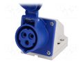 Connector: AC supply; socket; female; 16A; 230VAC; IEC 60309; IP44 PCE 113-6K