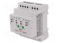 Voltage monitoring relay; for DIN rail mounting; DPDT; IP20 POLLIN SZR-2