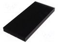 Heatsink: extruded; grilled; black; L: 200mm; W: 90mm; H: 17mm FISCHER ELEKTRONIK SK624/200/SA
