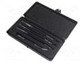 Tweezers-set; non-magnetic; ESD; 4pcs. WIHA WIHA.32349