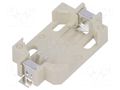 Socket; CR2032,DL2032; Batt.no: 1; horizontal,SMT; H: 5.5mm; white CONNFLY DS1092-10-W6L