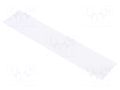 Front panel; without frame,with holder; transparent ITALTRONIC IT-P05120721F