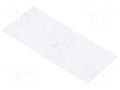 Front panel; without frame,with holder; transparent ITALTRONIC IT-P05060721F