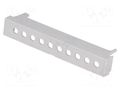 Terminals cover; grey; Holes no: 10; 7.5mm ITALTRONIC IT-P05050204T.BL
