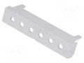 Terminals cover; grey; Holes no: 6; 10.16mm ITALTRONIC IT-P05040208T.BL