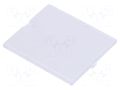 Front panel; without frame,with holder; transparent ITALTRONIC IT-P05030721F