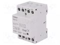 Contactor: 4-pole installation; 63A; 24VAC,24VDC; NC + NO x3 ISKRA IK63-31/24V