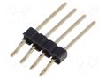 Connector: pin strips; pin header; male; PIN: 4; horizontal; SMT NINIGI ZL315-4SGH
