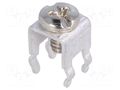 Terminal: screw terminal; THT,screw terminal; silver; 7x5mm KEYSTONE KEYS7693